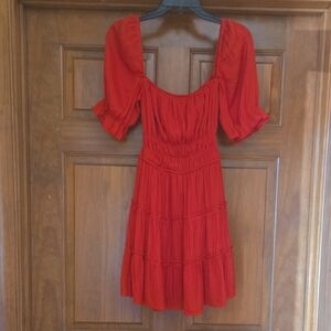 Altar'd State Red Mini Dress